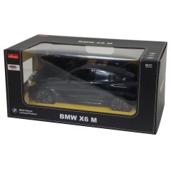 BMW X6 M 1:14 negro 2,4GHz