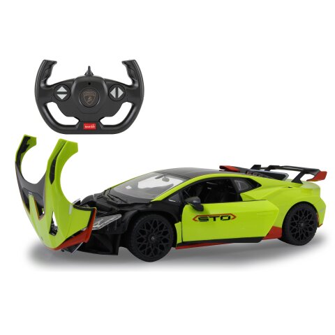 Lamborghini Huracán STO 1:14 grün 2,4GHz Tür manuell