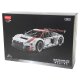 Audi R8 LMS GT3 1:8 bianco Bricks