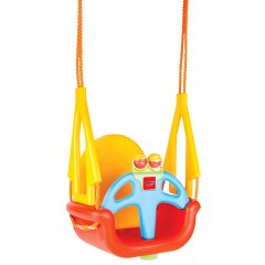 Columpio para ni&ntilde;os Grow with me 3en1 rojo