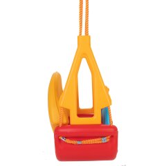 Columpio para ni&ntilde;os Grow with me 3en1 rojo