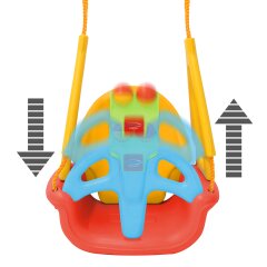 Columpio para ni&ntilde;os Grow with me 3en1 rojo