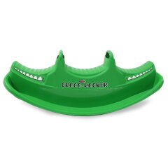 Dondolo per bambini Croco Rocker verde