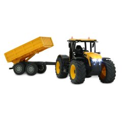 JCB Fastrac Tracteur avec remorque basculante 2,4GHz