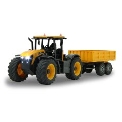 JCB Fastrac Tracteur avec remorque basculante 2,4GHz