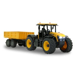 JCB Fastrac Tracteur avec remorque basculante 2,4GHz