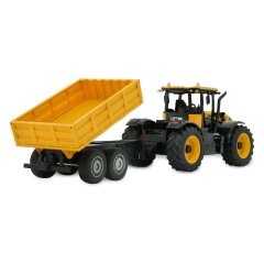 JCB Fastrac Tractor con remolque basculante 1:24 2,4GHz