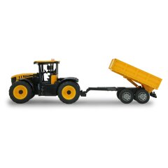 JCB Fastrac Tractor con remolque basculante 1:24 2,4GHz