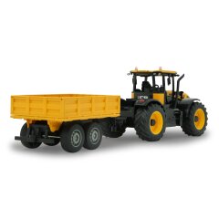 JCB Fastrac Trattore con rimorchio ribaltabile 1:24 2,4GHz