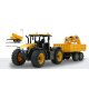 JCB Fastrac Tractor con remolque basculante 1:24 2,4GHz