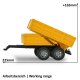 JCB Fastrac Traktor with tipping trailer 2,4GHz