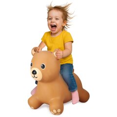 Bouncing animal bear HoppyDoo with pump