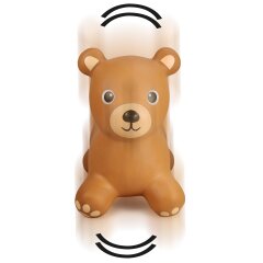 Bouncing animal bear HoppyDoo with pump