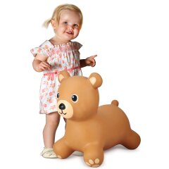 Bouncing animal bear HoppyDoo with pump