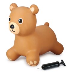 Bouncing animal bear HoppyDoo with pump