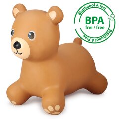 Bouncing animal bear with pump