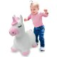 Animal rebondissant Licorne avec housse en peluche et pompe