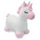 Animal rebondissant Licorne avec housse en peluche et pompe