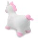 Animal rebondissant Licorne avec housse en peluche et pompe