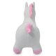 Bouncing animal Unicorn HoppyDoo with plush cover and pump