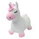 Bouncing animal Unicorn HoppyDoo with plush cover and pump