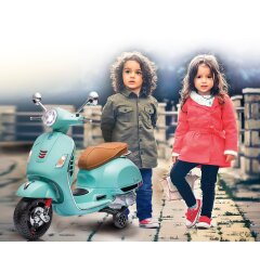 Ride-on Vespa GTS 125 mint green12V