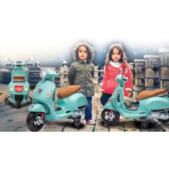 Ride-on Vespa GTS 125 mint green12V