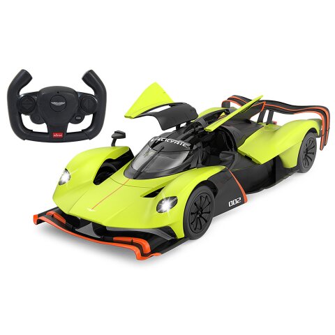 Aston Martin Valkyrie AMR Pro 1:14 verde 2,4GHz porta manuale