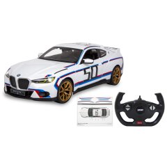 BMW 3.0 CSL 1:14 blanc 2,4GHz porte manuelle