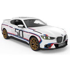 BMW 3.0 CSL 1:14 blanc 2,4GHz porte manuelle