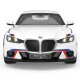 BMW 3.0 CSL 1:14 blanc 2,4GHz porte manuelle