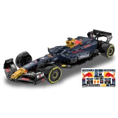 Oracle Red Bull Racing RB19 1:8 bleu foncé Bricks