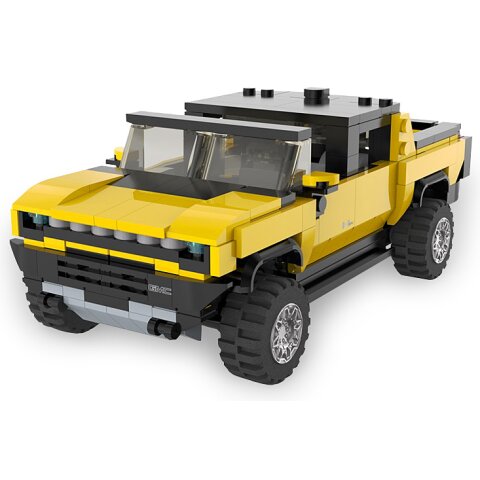 Hummer EV 1:30 gelb Bricks