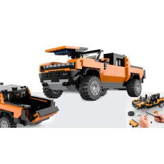 Hummer EV 1:30 arancione Bricks