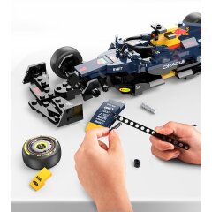 Oracle Red Bull Racing RB19 1:24 bleu fonc&eacute; Bricks