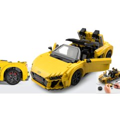 Audi R8 Spyder 1:14 amarillo Bricks