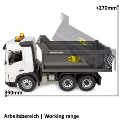 Autocarro ribaltabile Volvo FMX Meiller 1:20 2,4GHz