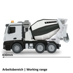 Truck mixer Mercedes-Benz Arocs Liebherr 1:20 2,4GHz