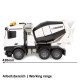 Truck mixer Mercedes-Benz Arocs Liebherr 1:20 2,4GHz