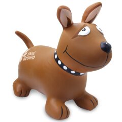 Animal rebondissante Dog Brown avec pompe