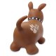 Animal rebondissante Dog Brown avec pompe