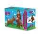 Animal rebondissante Dog Brown avec pompe