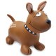 Animal rebondissante Dog Brown avec pompe