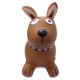 Animal saltarín Dog Brown HoppyDoo con bomba