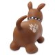Animal saltarín Dog Brown HoppyDoo con bomba