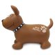 Animal saltarín Dog Brown HoppyDoo con bomba