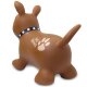 Bouncing Animal Dog Brown with pump