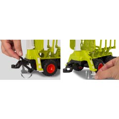 Timber trailer with crane arm 1:24S