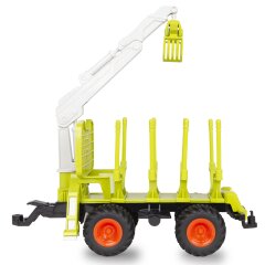 Timber trailer with crane arm 1:24S