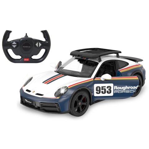 Porsche 911 Dakar Performance 1:14 blu 2,4GHz porta manuale